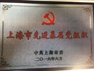 2016年，获评上海市先进基层党组织