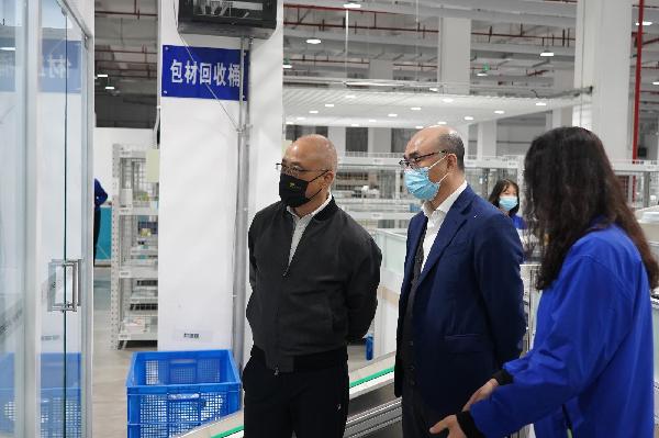 疫情在前，责任在肩！左敏总裁一行检查慰问AG公司物流抗疫保供工作